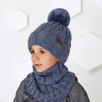 Detské čiapky - zimné - chlapčenské s tunelom - model - 2/873